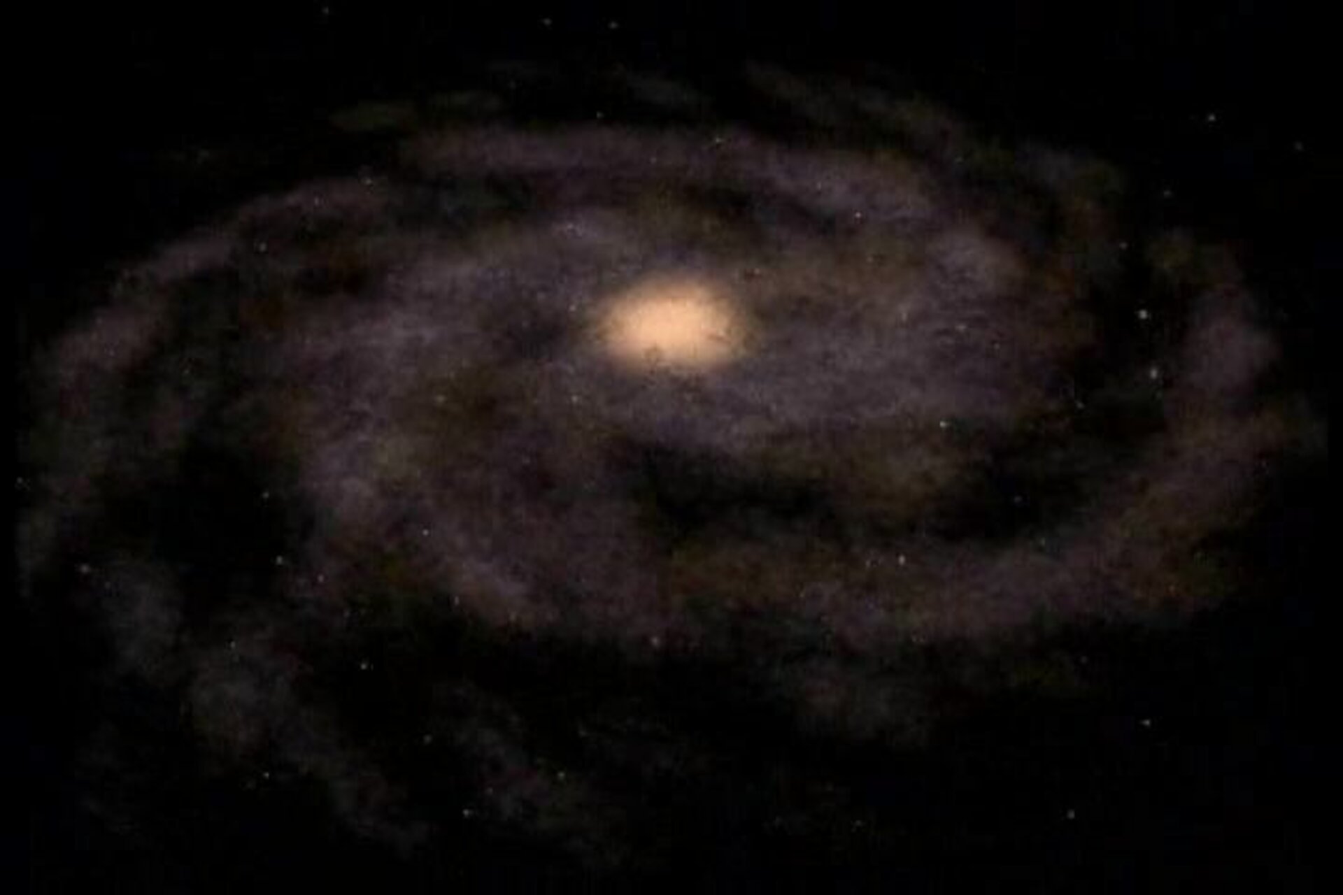 Visión artística de nuestra galaxia, la Vía Láctea