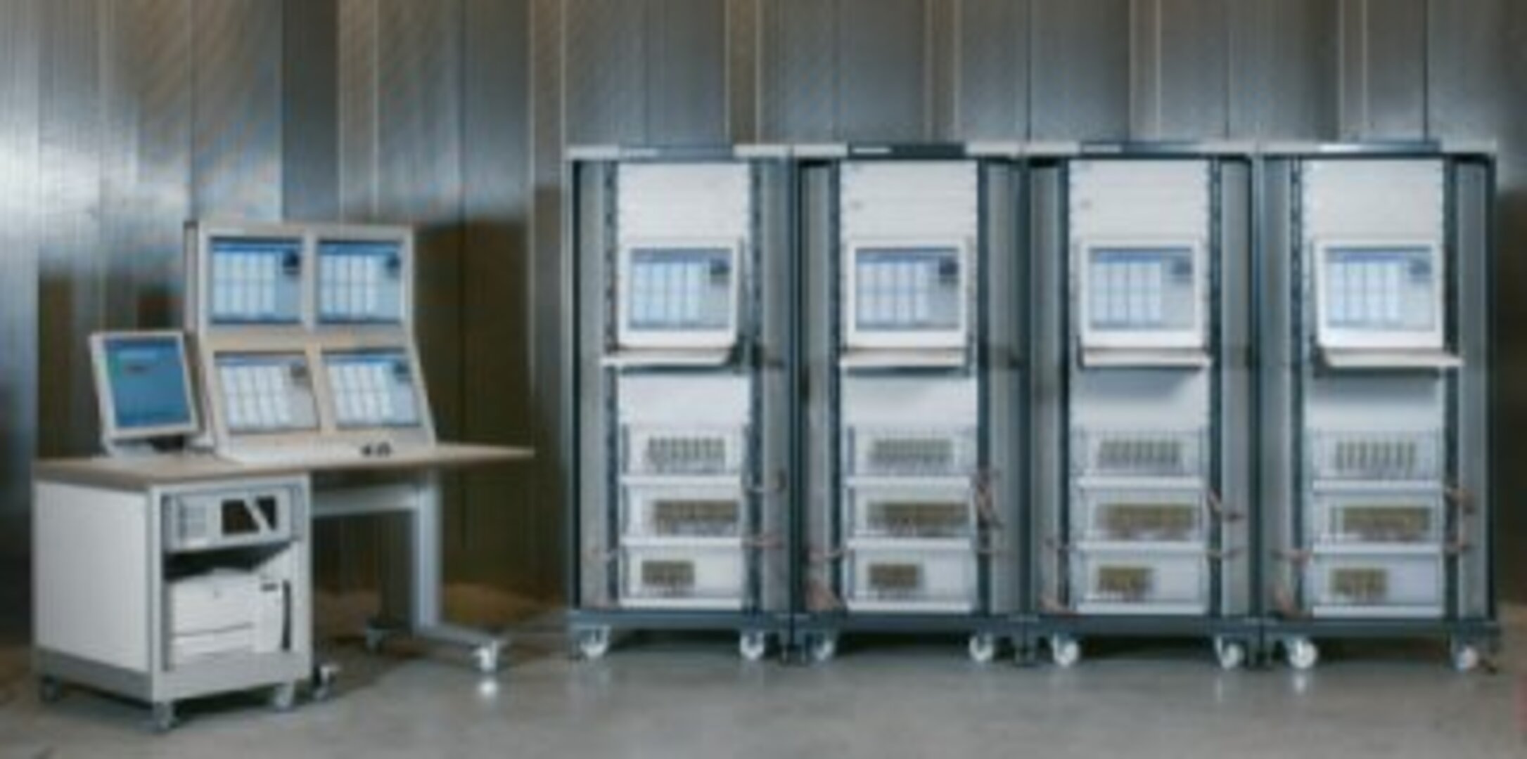 512 channels data handling cabinets