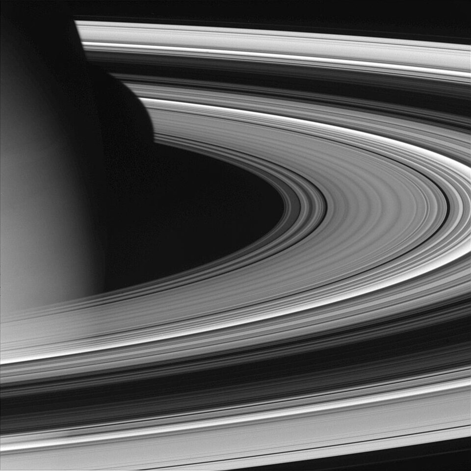 Blick auf die Ringe von Cassini