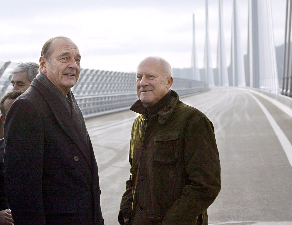 President Chirac opening bridge
