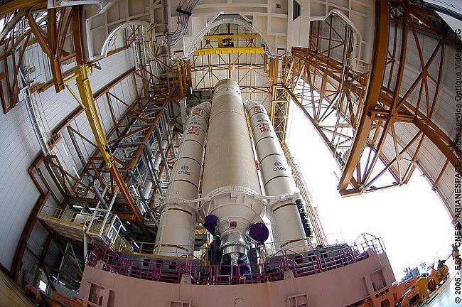 Ariane 5 ECA voor de lancering
