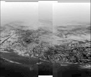Huygens' view of Titan