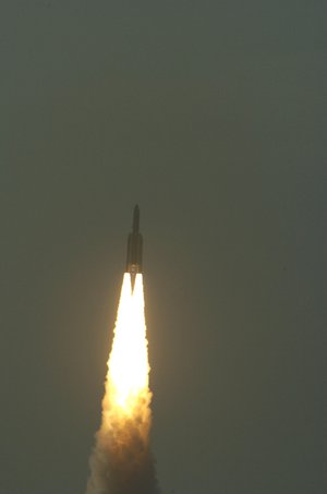 Ariane 5 ECA lifts off from Europe's Spaceport