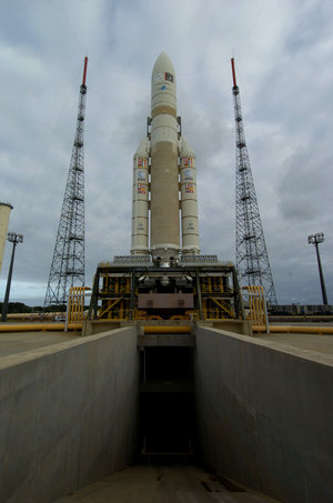 Ariane 5 ECA on the launch pad