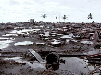 Desolation after the 26 December 2004 tsunami