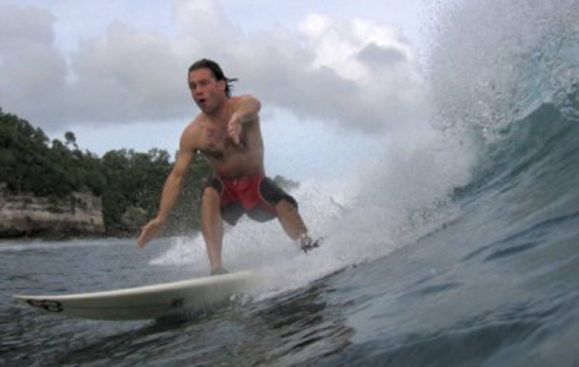 Eric surfing