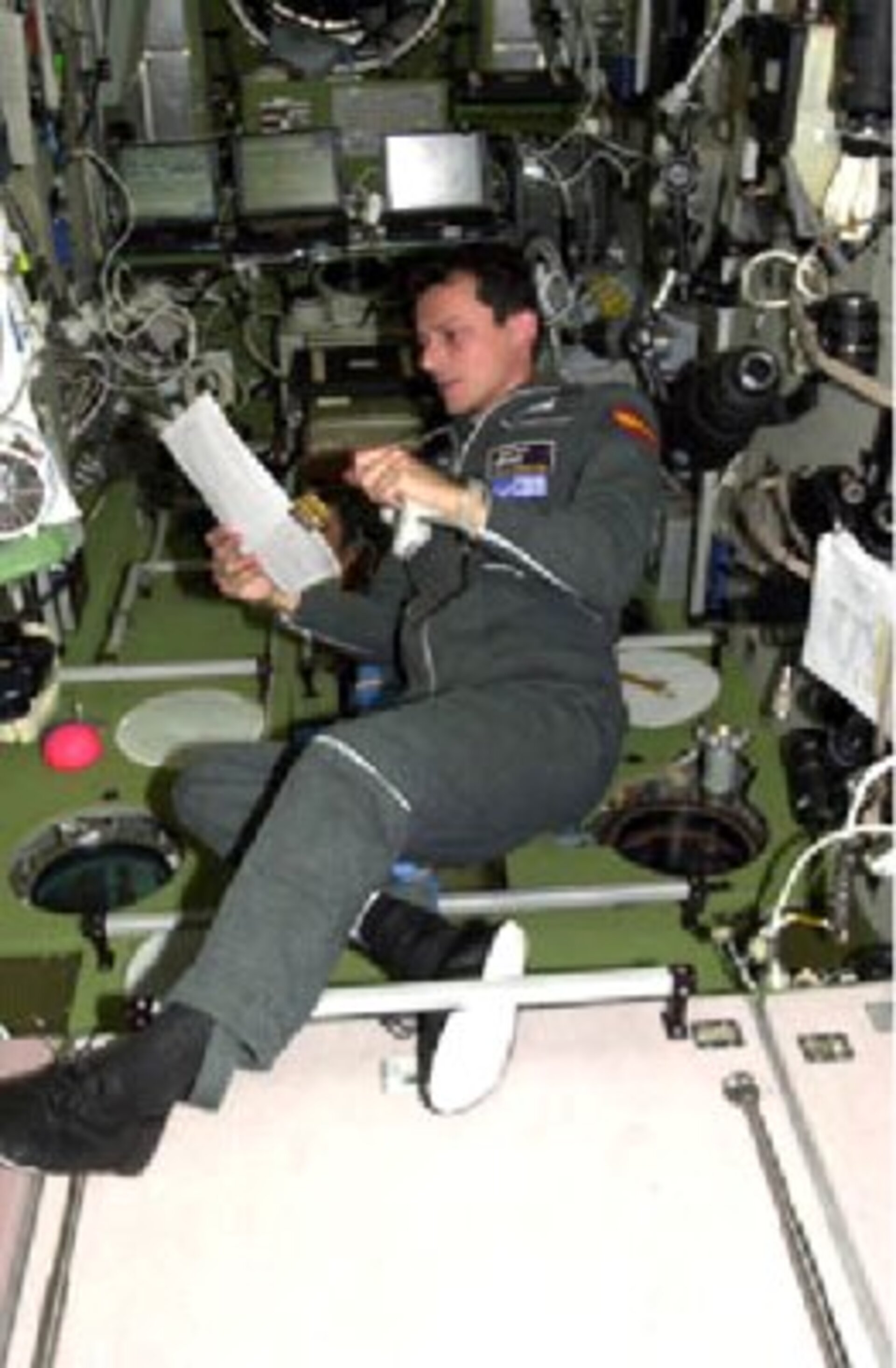 Pedro Duque on board ISS