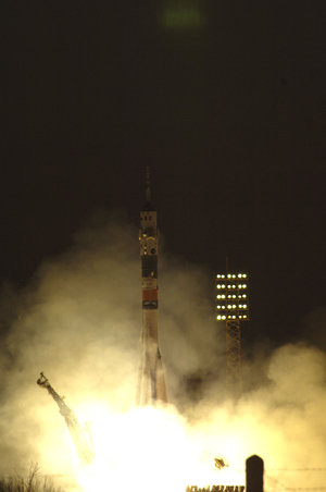 Launch of the Eneide Mission from Baikonur Cosmodrome in Kazakhstan