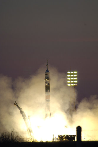 Launch of the Eneide Mission from Baikonur Cosmodrome in Kazakhstan