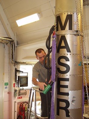 Preparation of Maser-10 at Esrange, Kiruna