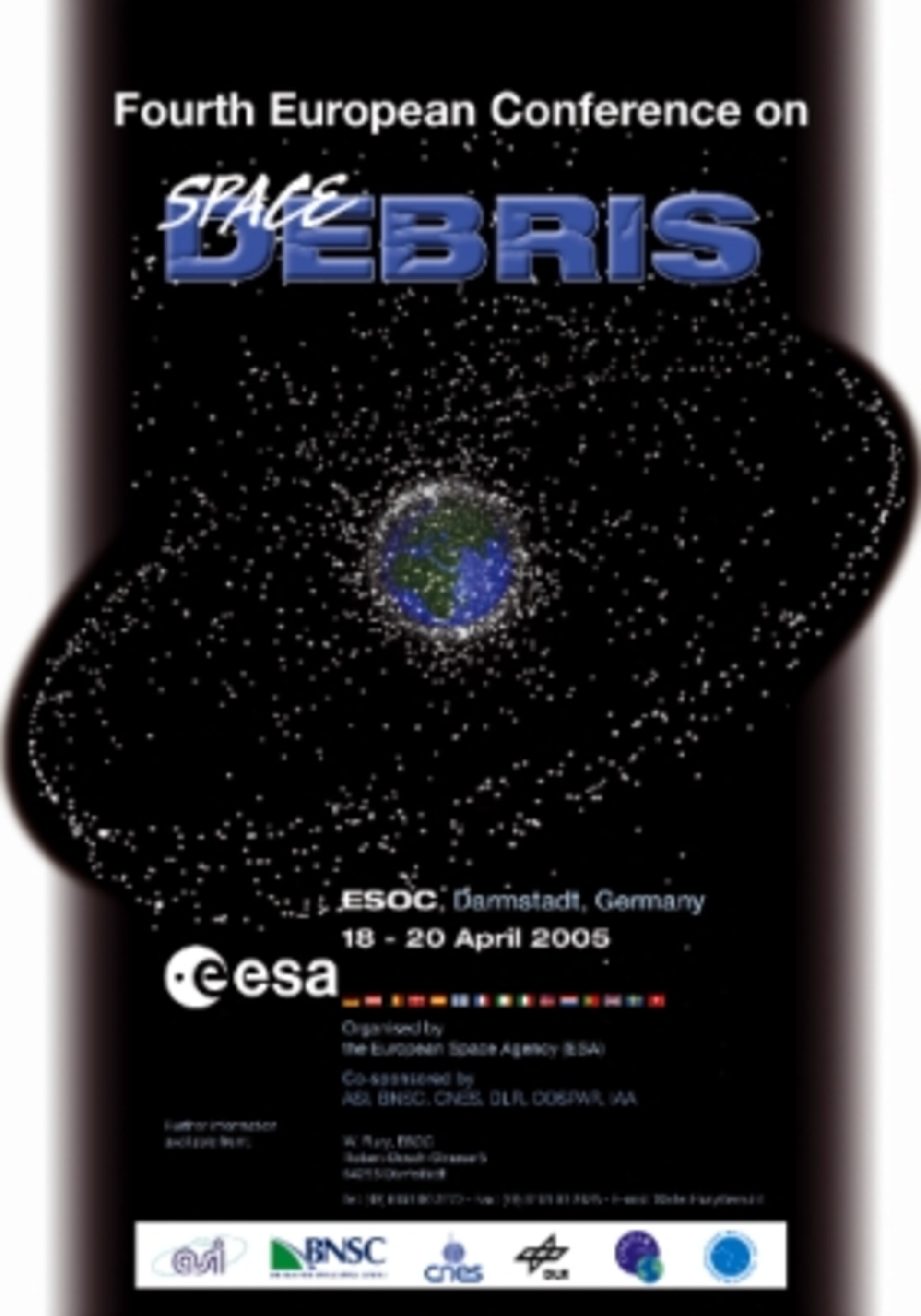 Space debris conference poster