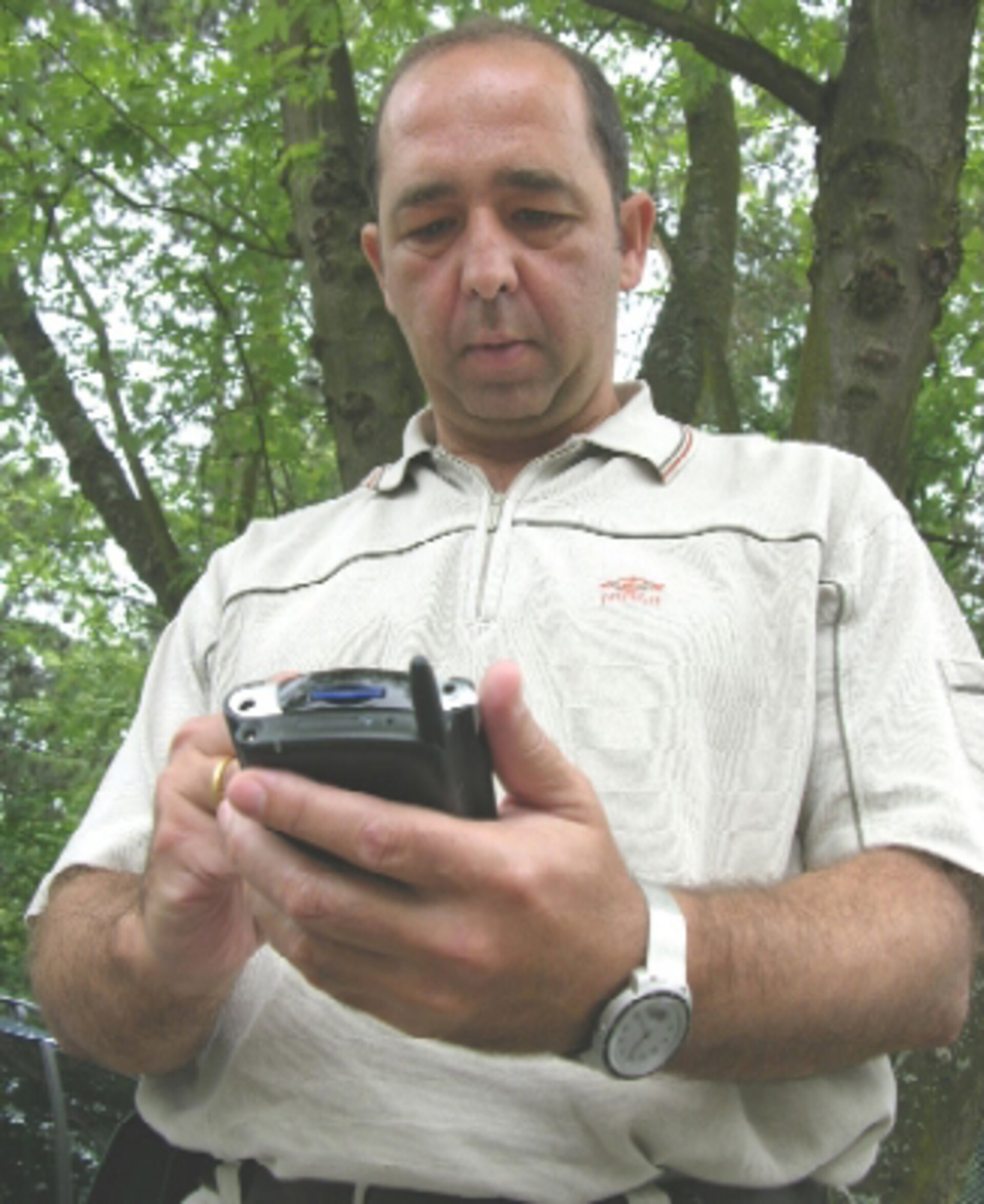 Ein schneller Check von SMART 1 beim Spaziergang mit einem PDA