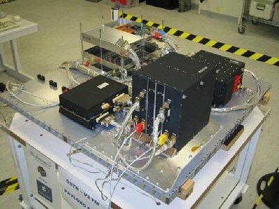 GSTB-V2/A payload bay under construction