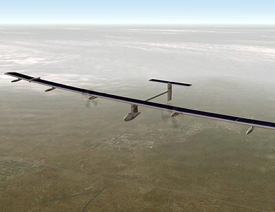 L’aereo a energia solare compirà il giro del mondo nel 2010