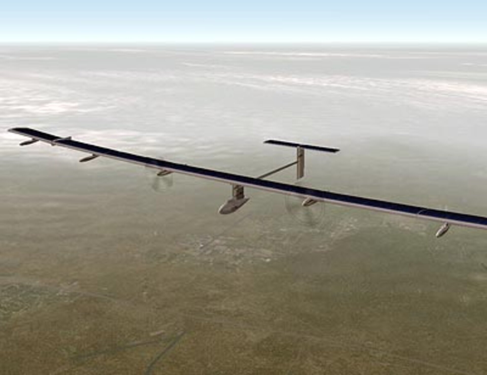 Solar plane to fly around the world 2010