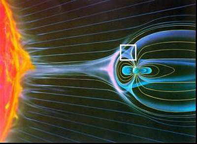 Area of turbulence in the Northern magnetic cusp