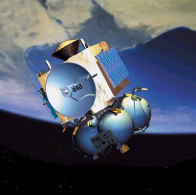 Artist impression of Mars Express with Fregat