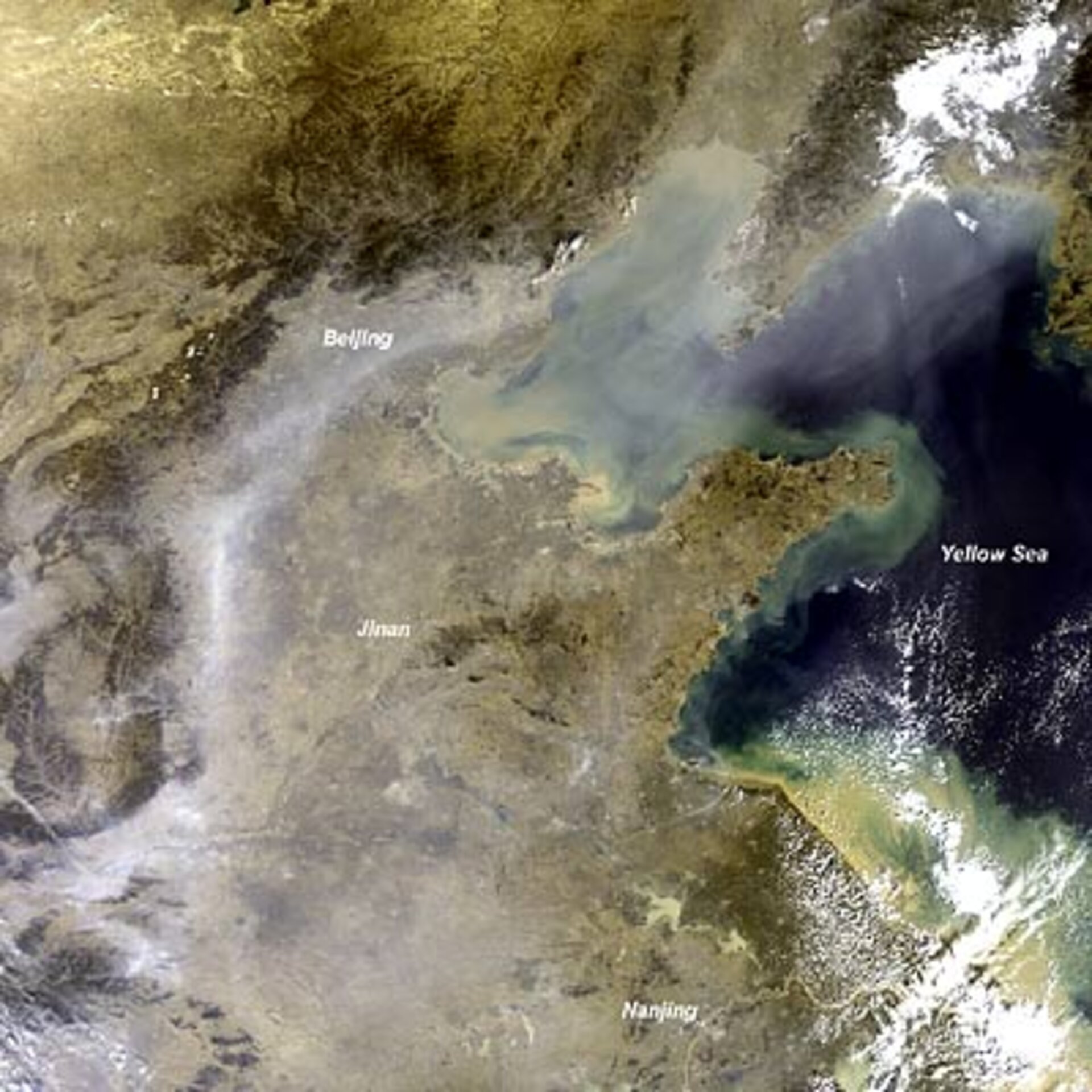 Envisat optical view of China haze