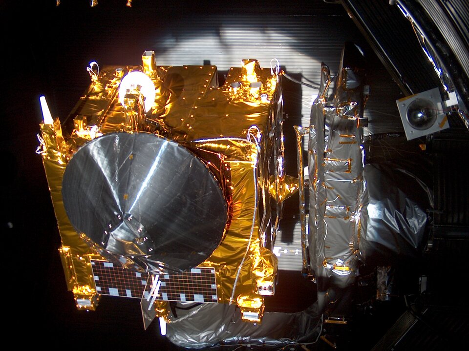 Venus Express durante un test da INTESPACE, Toulouse