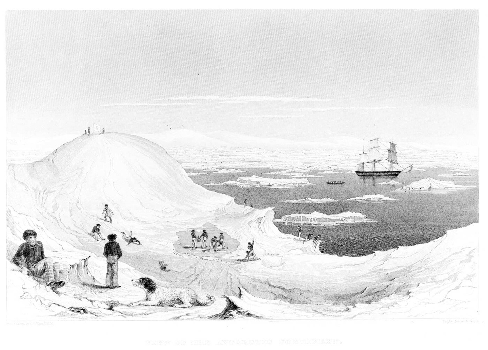 1844 Antarctic landing