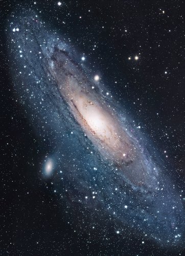 M31, site of the 'blue light' discovery
