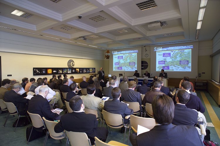 Magellan Room, ESRIN's main conference venue