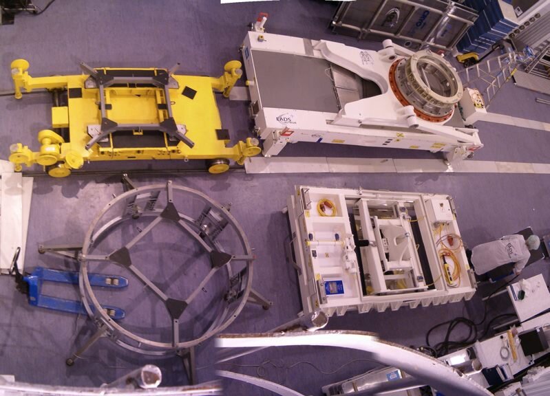 Ground support equipment in clean room A