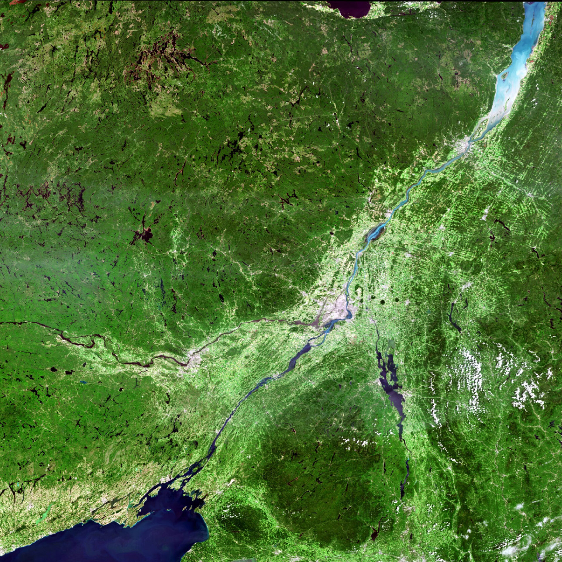 Montreal seen from Envisat