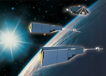 Die SWARM-Satelliten basieren auf den erfolgreichen Missionen Champ und GRACE