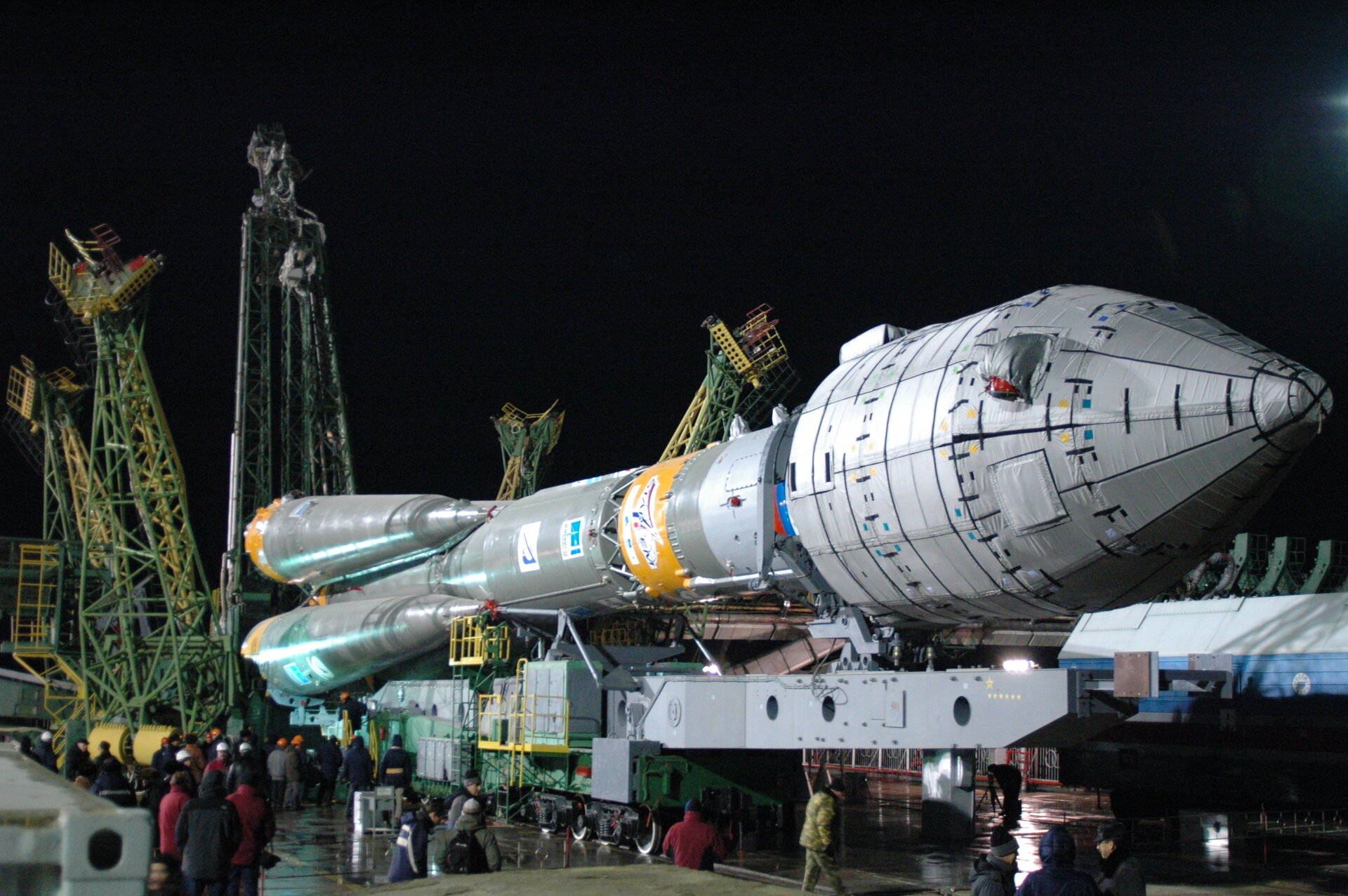 GIOVE-A arrives at the launch pad