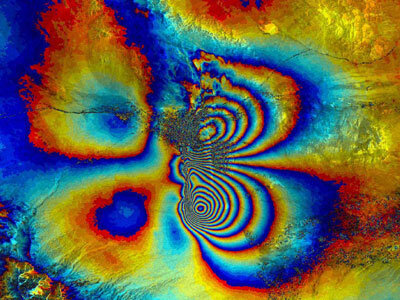 Interferogram of Bam earthquake