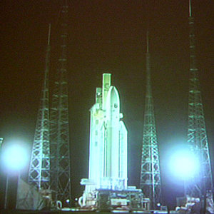 Launcher Ariane 5 ready for liftoff