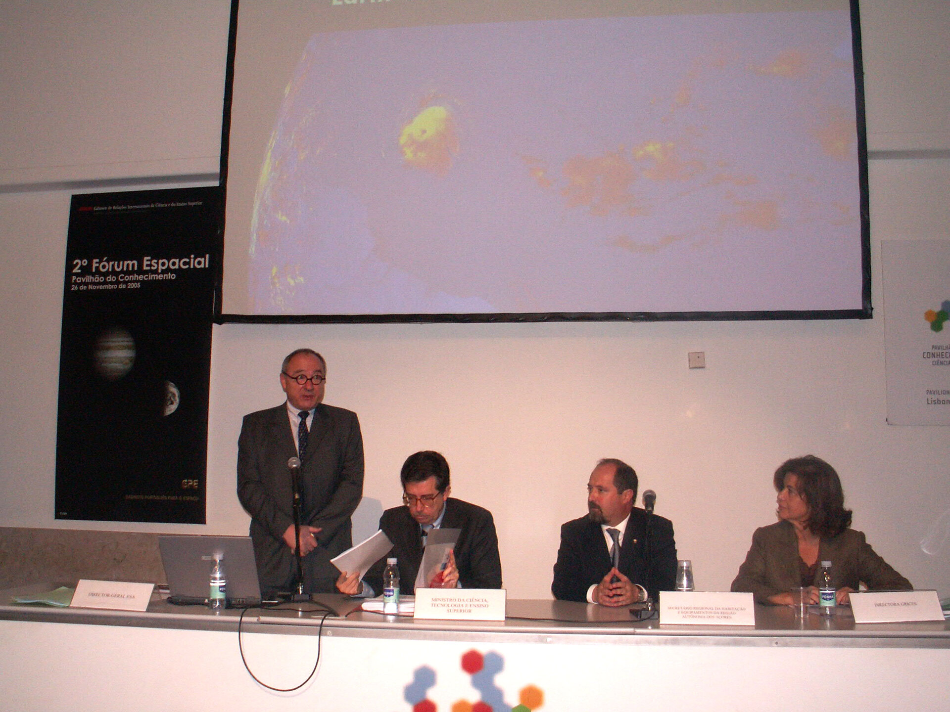 Intervenção do Director Geral da ESA, Dr. Jean-Jacques Dordain