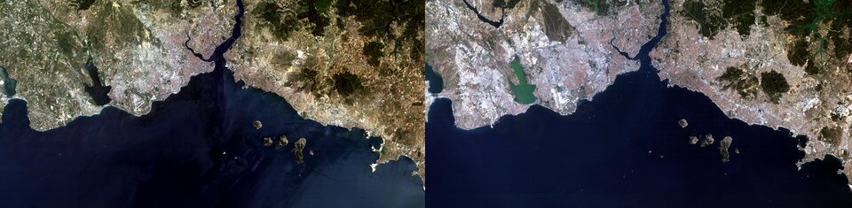 Landsat view of Instanbul