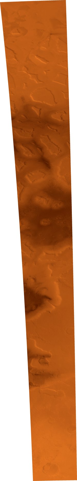 Ismenius Lacus region of Mars