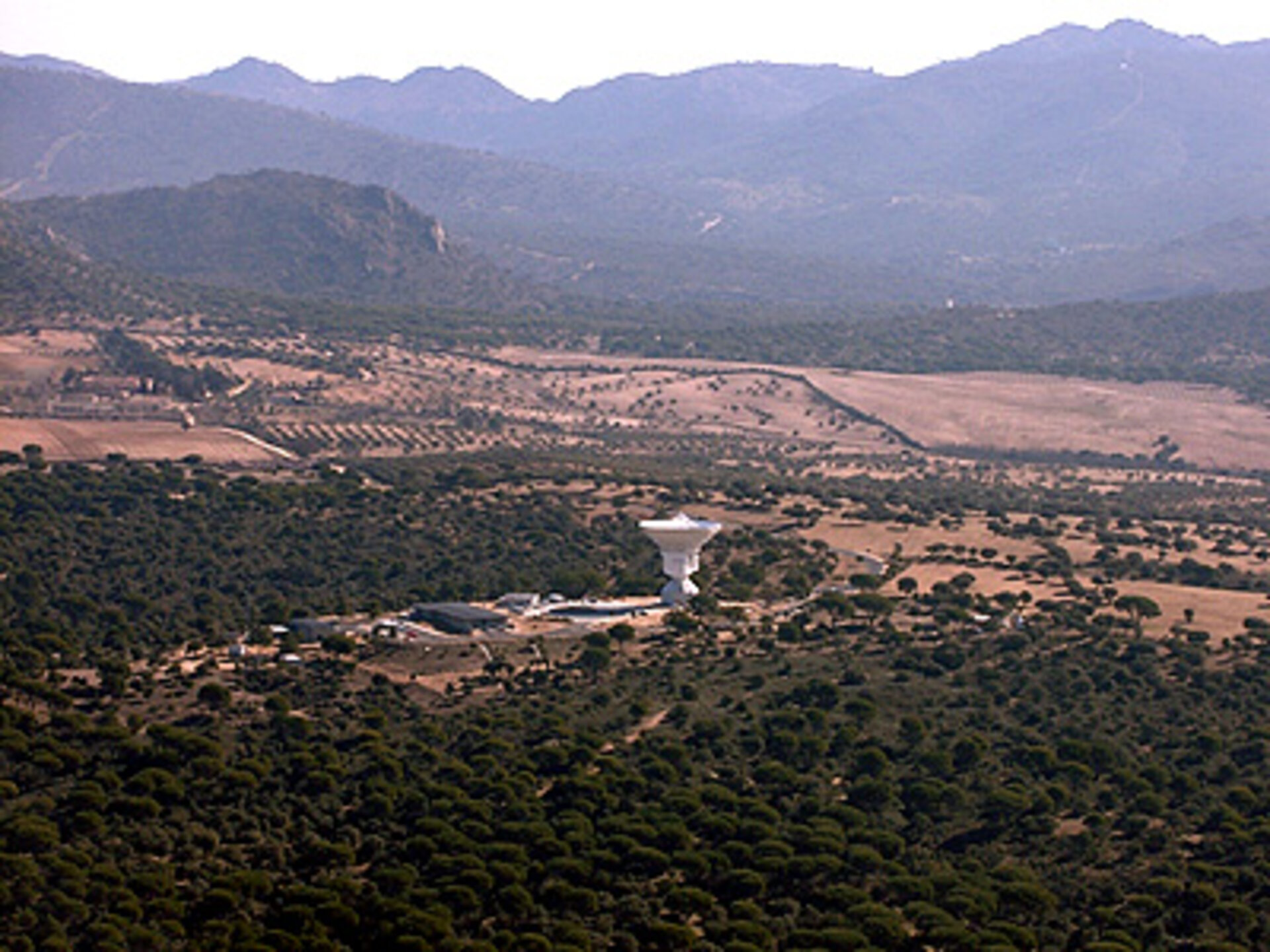View of Cebreros site from collimation tower