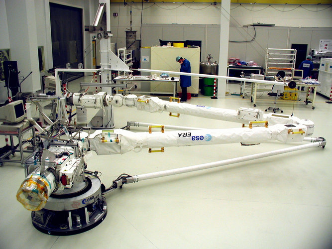 European Robotic Arm (ERA) during flat floor testing