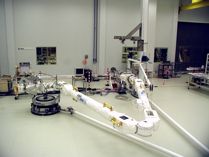 European Robotic Arm (ERA) during flat floor testing