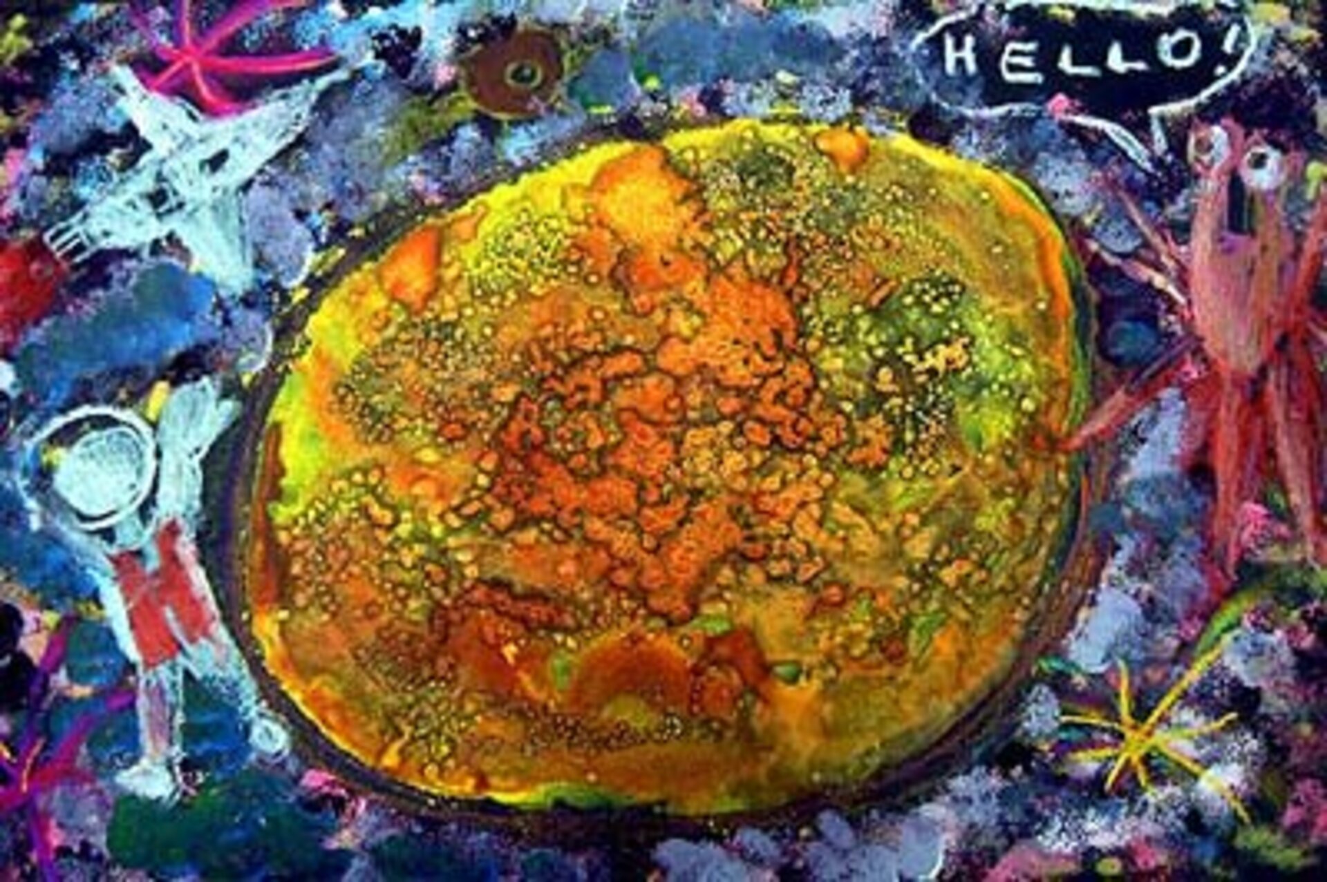 Hello Venus!  Hello Alien! by Yoo-Hong Sun age 9