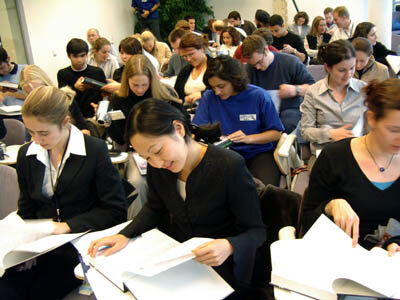 Students at the Space Medicine Workshop