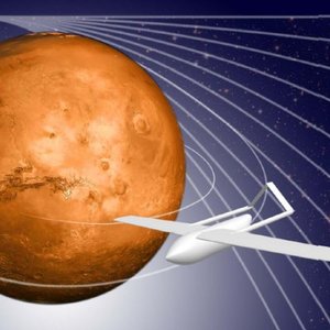 What are the challenges in designing an airplane for flight on Mars?