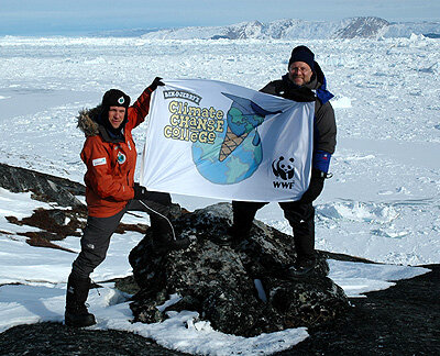 Marc Cornelissen and Jerry Greenfield in Greenland