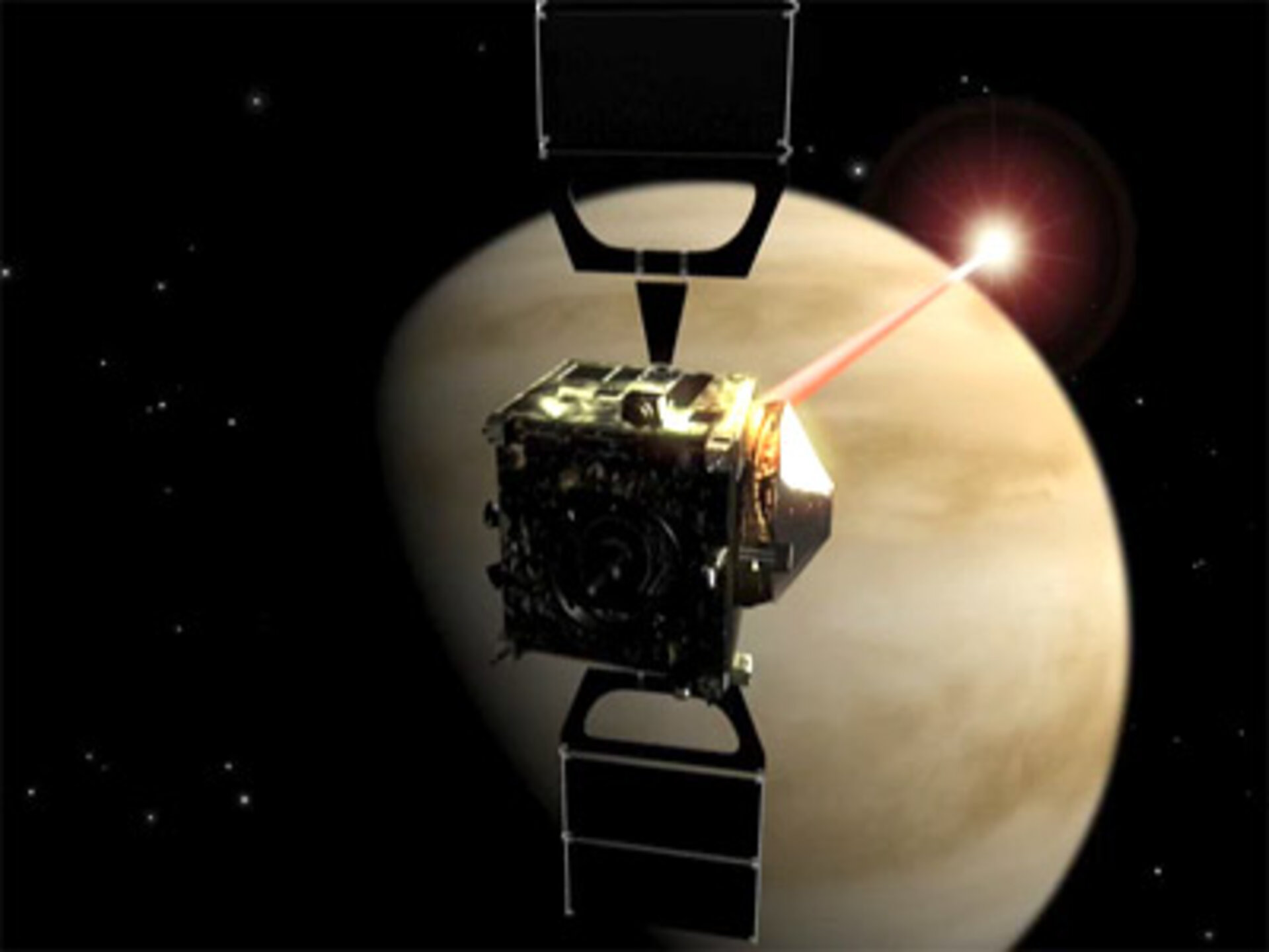 Venus Express zal de <i>occultatietechniek</i> voor het eerst bij Venus toepassen
