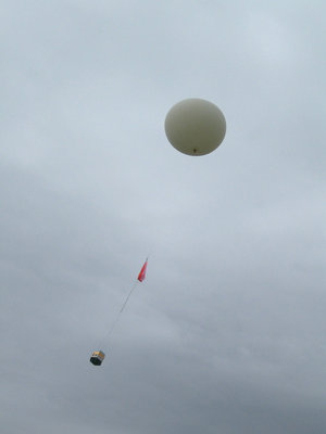 Balloon right after launch