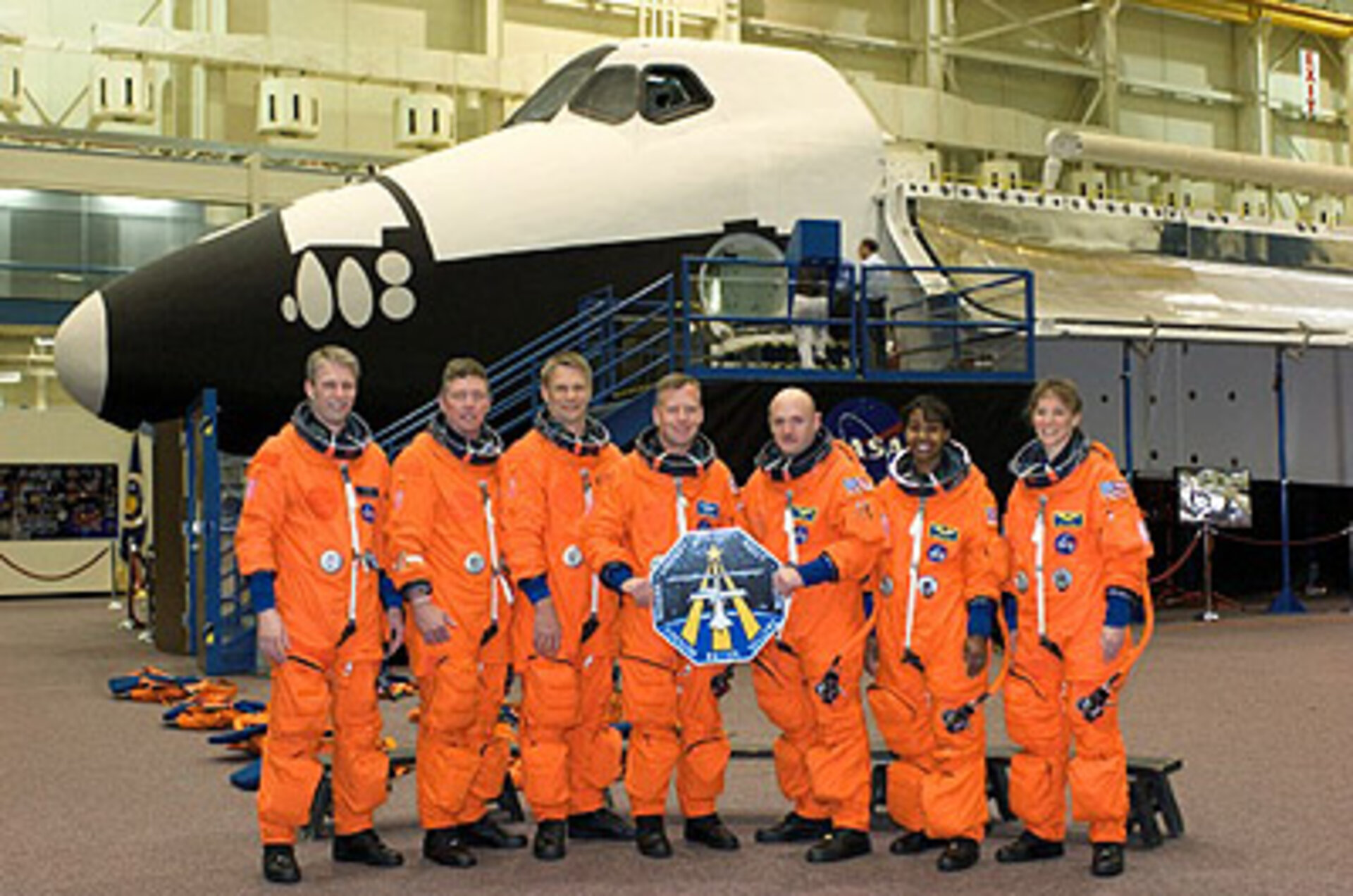 Crewmembers assigned to STS-121 mission