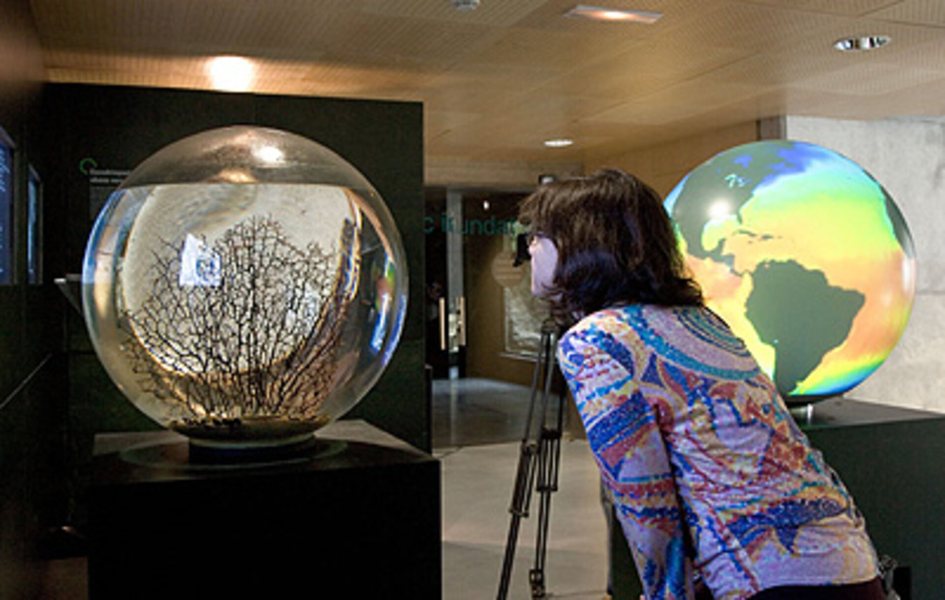Exposición "Aquí la Tierra" en el Museo de Cosmocaixa de Barcelona