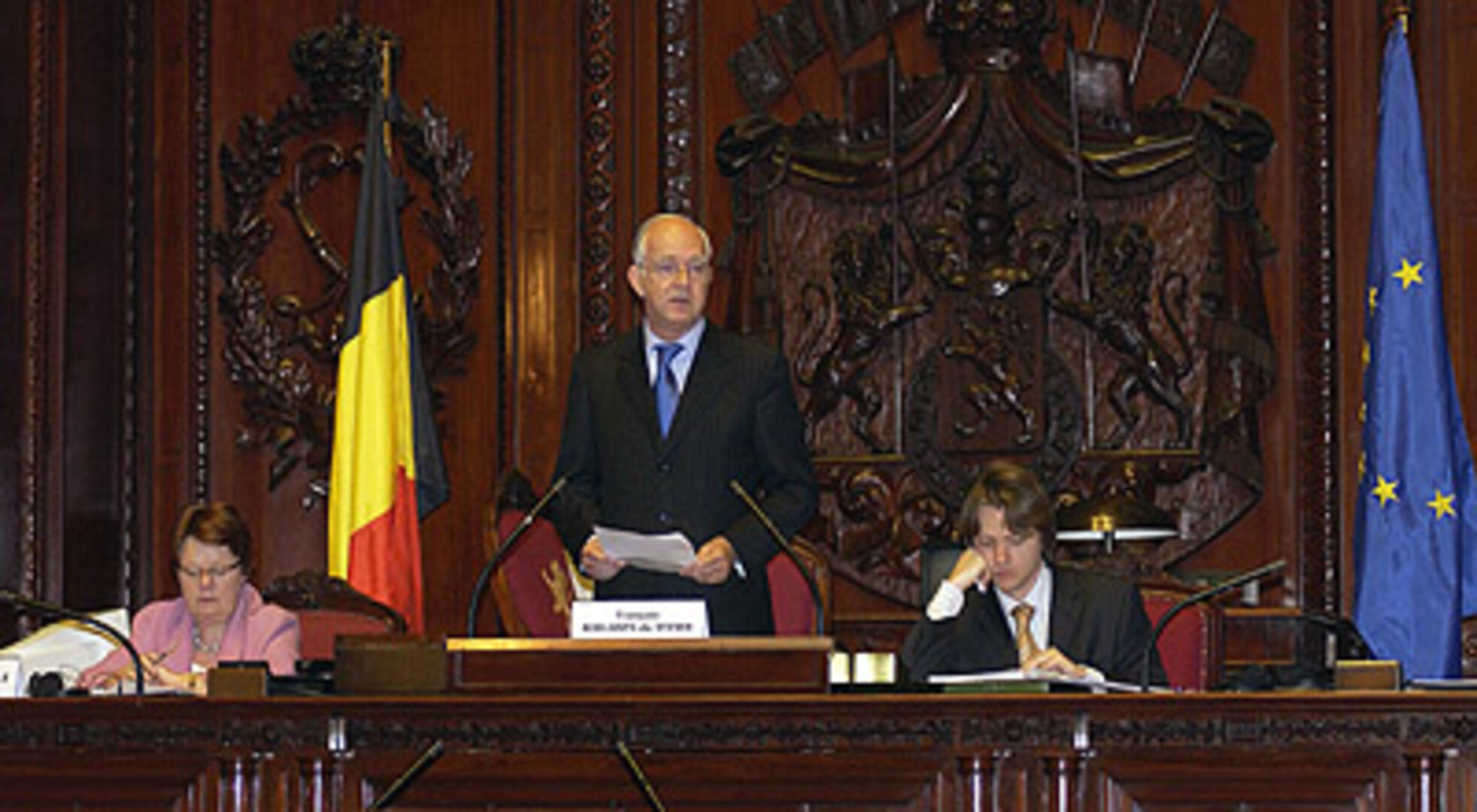 Le sénateur belge François Roelants du Vivier
