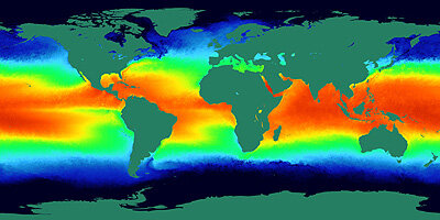 Temperatura de la superficie del mar