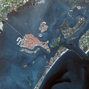 Venice as seen by Spot-4 satellite