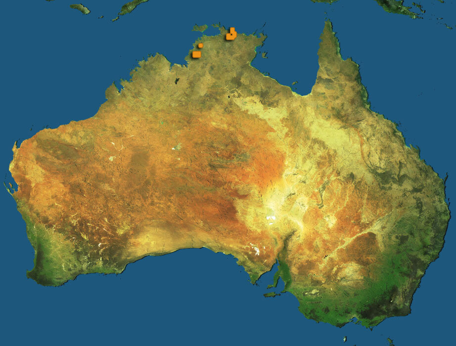 WFA map showing fire spots